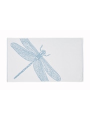 Ted Baker Denim 100% Cotton Dragonfly Bath Mat - Image 2 of 2