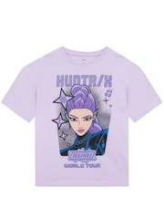 Tricou cu sclipici cu personajele din K-pop Demon Hunters, pachet 3 - Imaginea 4 din 6