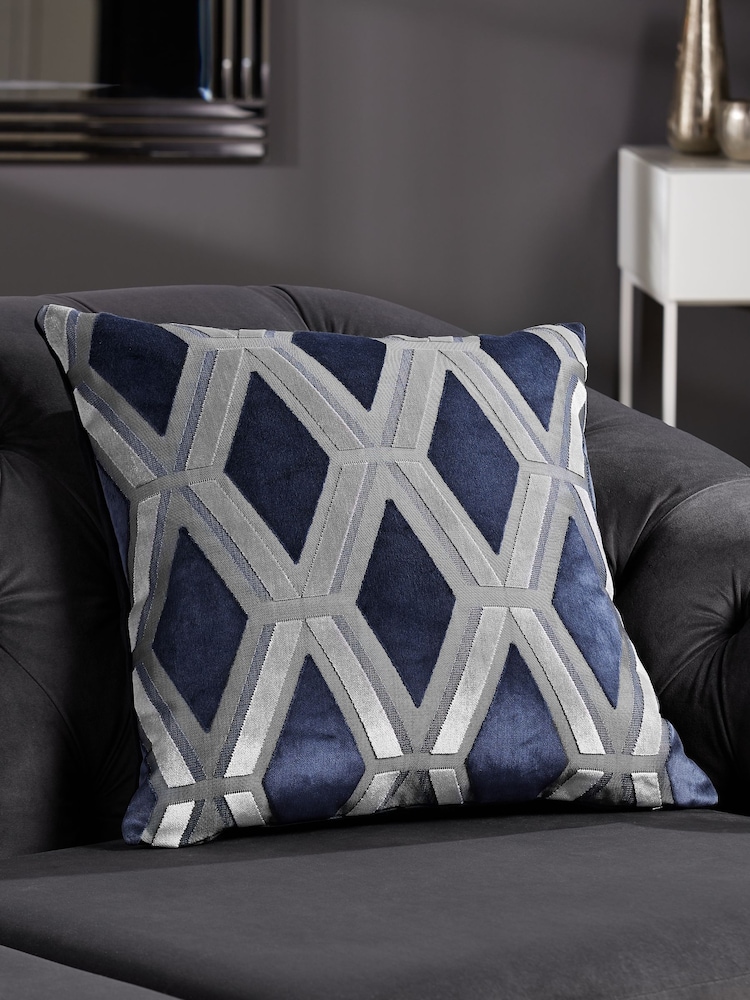 Colecção Luxe Velvet Geo Cushion - Imagem 1 de 4