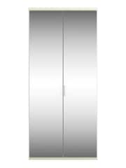 Wiemann Peyton White Mirror Semi Fitted Double Wardrobe - Image 2 of 4