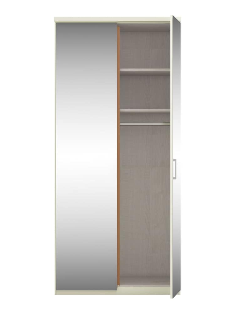 Wiemann Peyton White Mirror Semi Fitted Double Wardrobe - Image 4 of 4