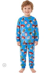 Character Blue Disney Toy Story Buzz Woody And Jessie Pyjamas - Image 2 of 11