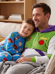 Character Blue Disney Toy Story Buzz Woody And Jessie Pyjamas - Image 6 of 11
