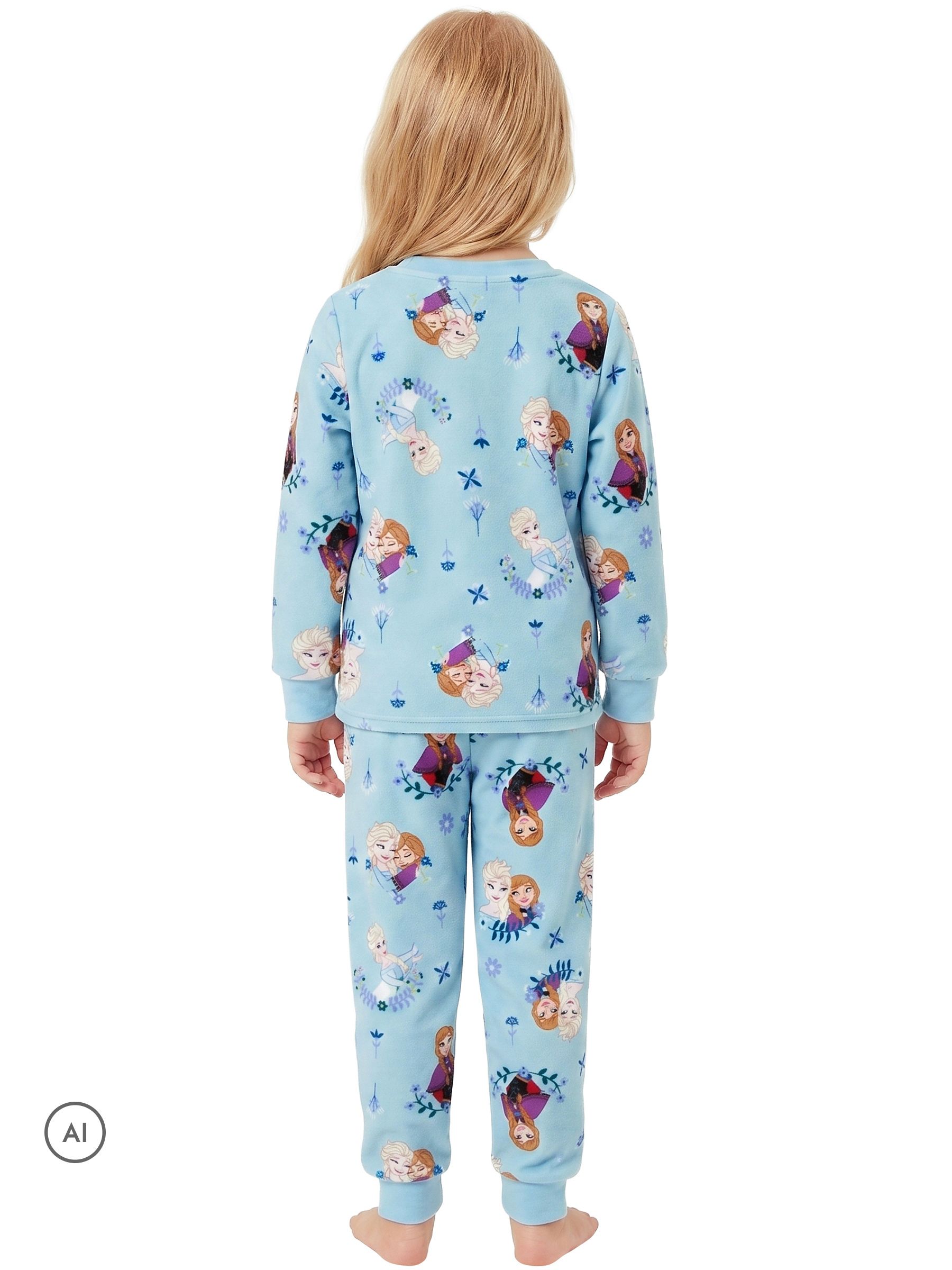 Elsa Pattern Print Buy Character Blue Disney Frozen Pyjamas Elsa And Anna Fleece from Next ...
