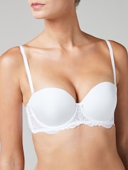 White Triple Boost Push-Up Strapless Bra A-DD - Image 1 of 4
