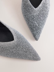 Pewter/Silver Forever Comfort® Metallic Mid Court Shoes - Image 4 of 5