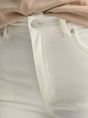 GANT White Slim Fit Ankle Grazer Jeans - Image 6 of 9