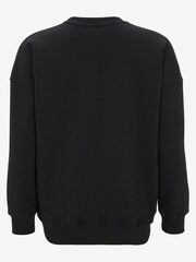 Mint Velvet Black Fleetwood 100% Cotton Sweatshirt - Image 4 of 4