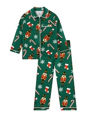 Harry Bear Green Harry Bear Christmas Pyjamas - Image 7 of 11