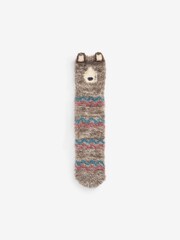 Bear Character Super Hairy Cosy Socks 2 Pack - Image 4 of 5
