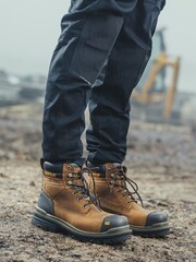 Caterpillar Cream Gravel 6 Inch Safety Boots - Image 1 of 7
