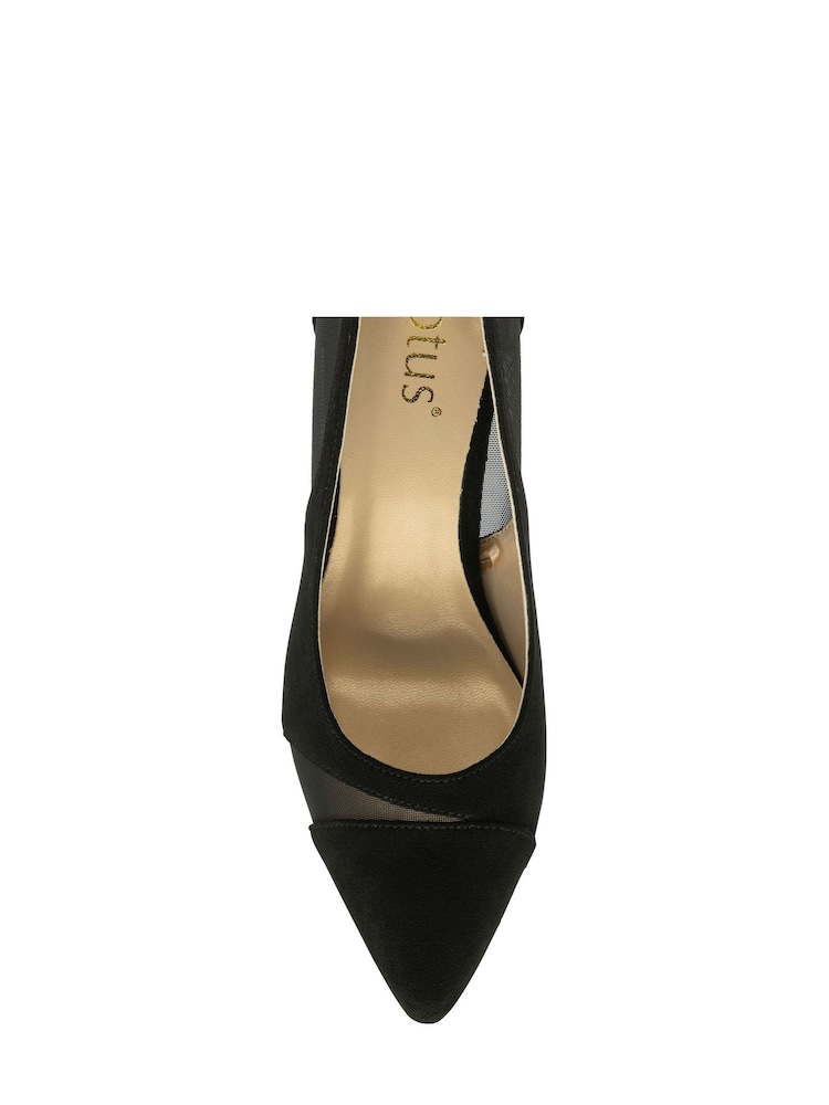 črna - Koničasti salonasti čevlji z visoko peto Lotus Stiletto - Slika 1 iz 4