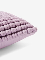 Lilac Purple 43 x 43cm Global Bobble Cushion - Image 2 of 5