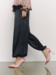 Mauve Purple Forever Comfort® Satin Court Heels - Image 3 of 10