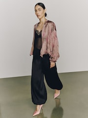 Mauve Purple Forever Comfort® Satin Court Heels - Image 4 of 10