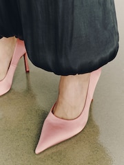 Mauve Purple Forever Comfort® Satin Court Heels - Image 5 of 10