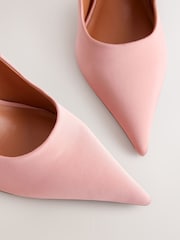 Mauve Purple Forever Comfort® Satin Court Heels - Image 9 of 10