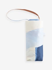 Blue/Ecru Compact Umbrella - Image 2 of 2