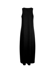 Kaffe Ditte Jersey Sleeveless 100% Cotton Maxi Black Dress - Image 5 of 5