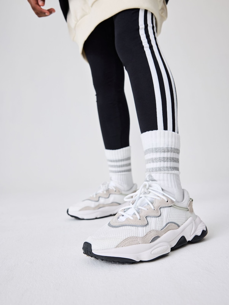 adidas Originals White Ozweego Trainers - Image 1 of 13