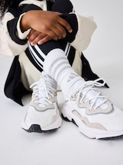 adidas Originals White Ozweego Trainers - Image 2 of 13