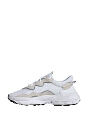 adidas Originals White Ozweego Trainers - Image 5 of 13