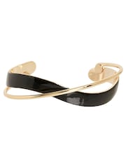 Oliver Bonas Black Christie Twist Bangle - Image 4 of 4