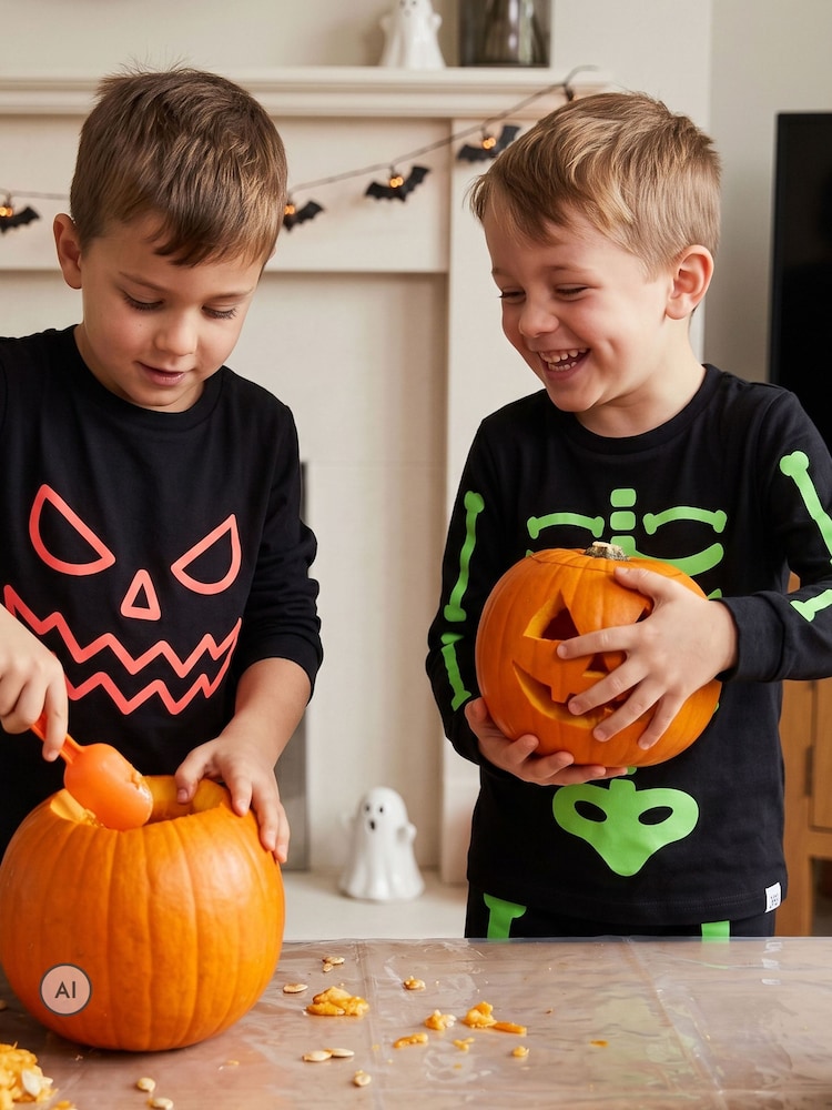 Harry Bear Glow In The Dark Pyjamas Skeleton - Bilde 11 av 11