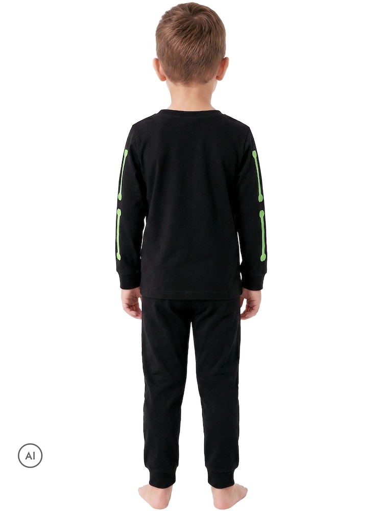 Harry Bear Glow In The Dark Pyjamas Skeleton - Bilde 2 av 11