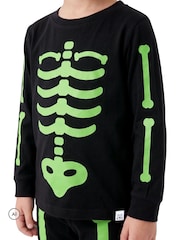 Harry Bear Glow In The Dark Pyjamas Skeleton - Bilde 3 av 11