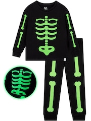 Harry Bear Glow In The Dark Pyjamas Skeleton - Bilde 4 av 11