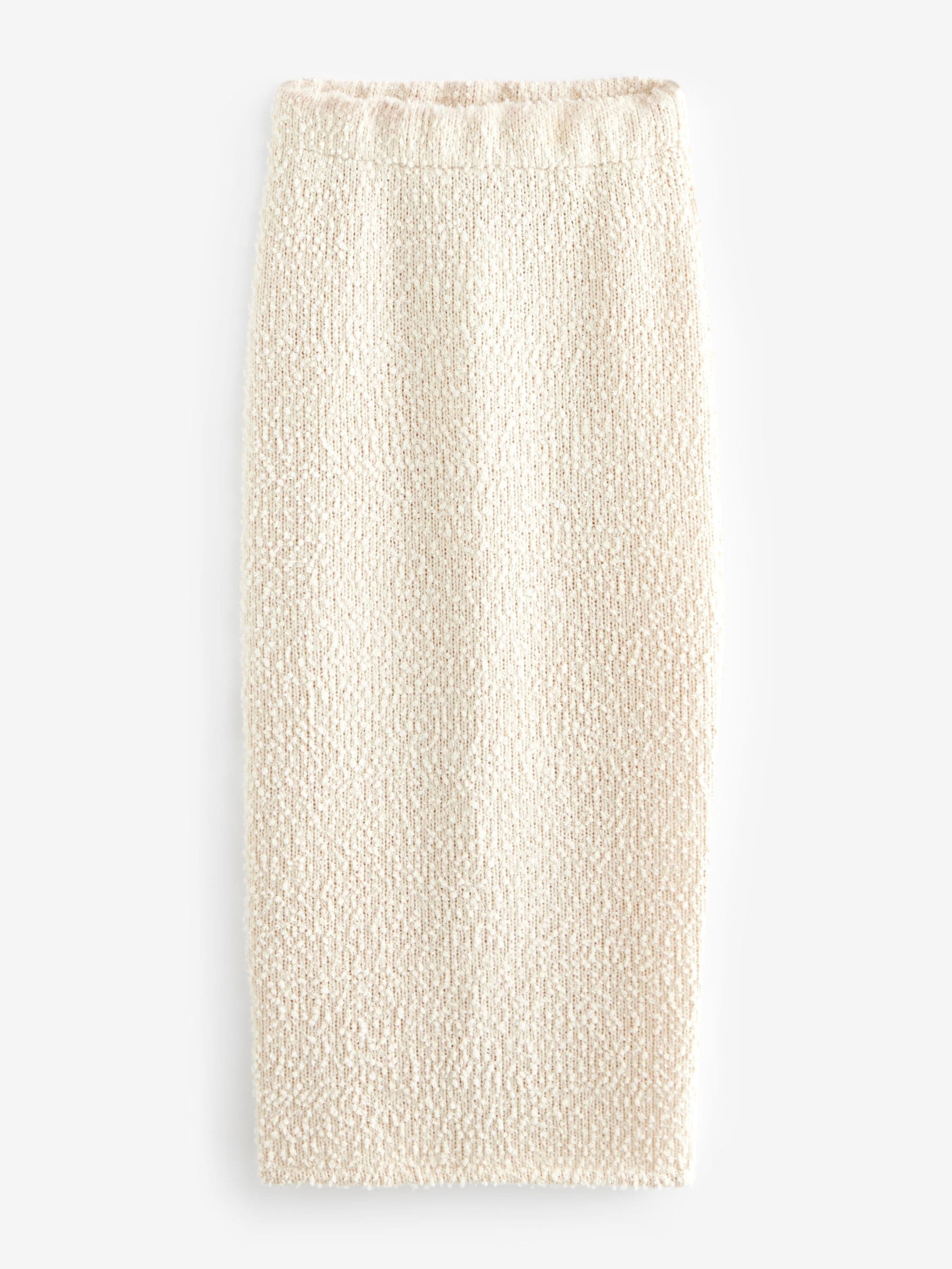 Buy Ecru White Rochelle Cosy Textured Co-Ord Boucle Knit