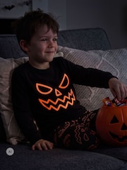 Harry Bear Black Glow In The Dark Pyjamas Pumpkin - Image 12 of 12