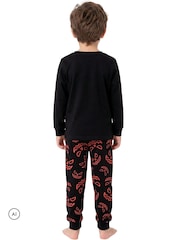 Harry Bear Black Glow In The Dark Pyjamas Pumpkin - Image 2 of 12