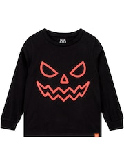 Harry Bear Black Glow In The Dark Pyjamas Pumpkin - Image 6 of 12
