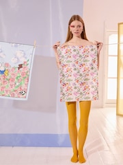 Cath Kidston Set of 2 Multi 100% Cotton Miffy Botanical and In The Roses Tea Towels - Image 1 of 6