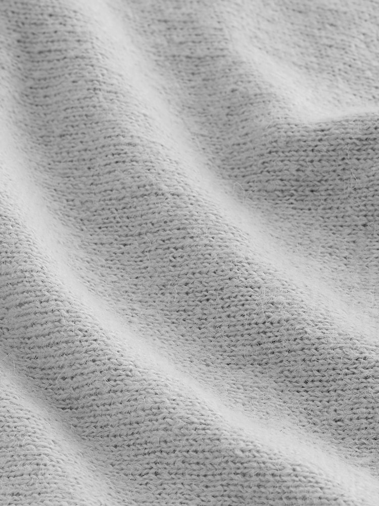 Grey Soft Touch Cosy Sleeveless V-Neck Tank Top Vest - Image 6 of 6 Grey Soft Touch Cosy Sleeveless V-Neck Tank Top Vest - Image 6 of 6