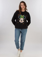 Brands In Disney Minnie Mouse Happy Christmas Sweatshirt - Εικόνα 2 από 3