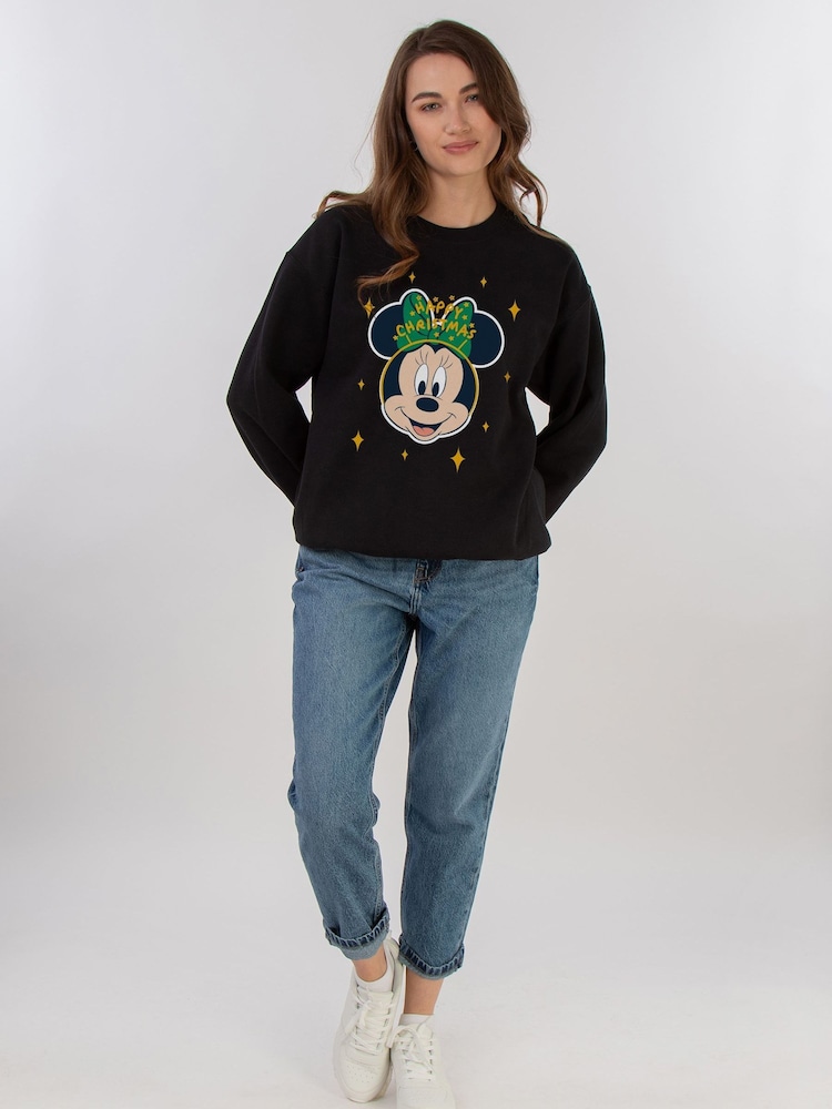 Brands In Disney Minnie Mouse Happy Christmas Sweatshirt - Εικόνα 2 από 3