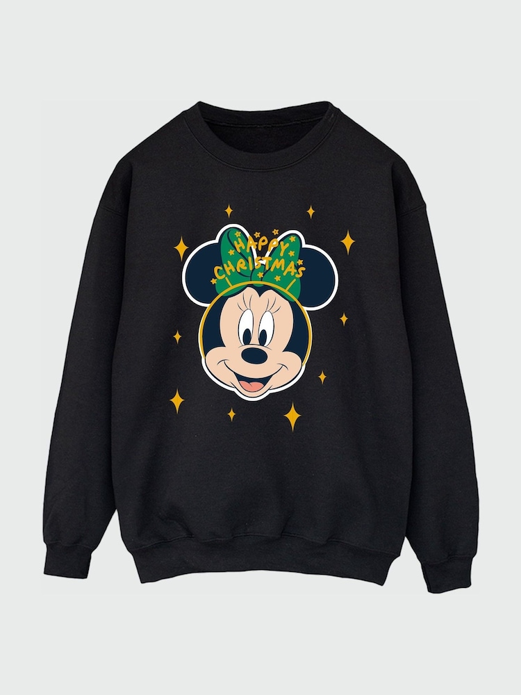 Brands In Disney Minnie Mouse Happy Christmas Sweatshirt - Εικόνα 3 από 3