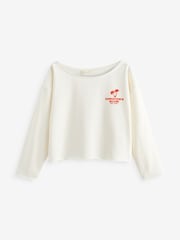 Miami Graphic Relaxed Fit Slouch Sweat Top - Image 5 of 6