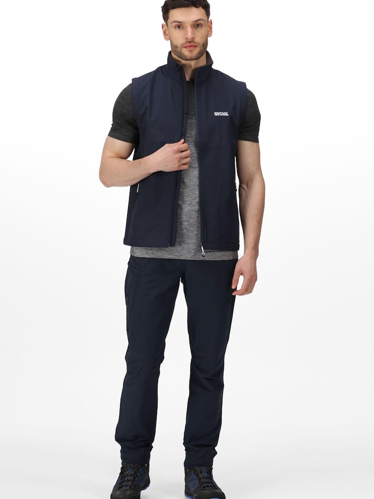 Regatta Blue Bradwell III Softshell Gilet - Image 1 of 7