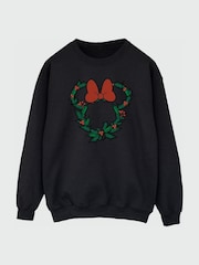 Brands In Disney Minnie Mouse Christmas Wreath Sweatshirt - Εικόνα 3 από 3