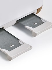 White Bronx Wood Effect 4 Slice Toaster - Image 3 of 6