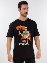 Brands In Black Halloween Stay Spooky T-Shirt - Image 1 of 5
