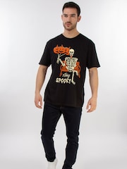 Brands In Black Halloween Stay Spooky T-Shirt - Image 2 of 5