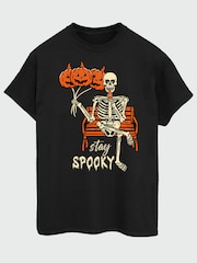 Brands In Black Halloween Stay Spooky T-Shirt - Image 3 of 5