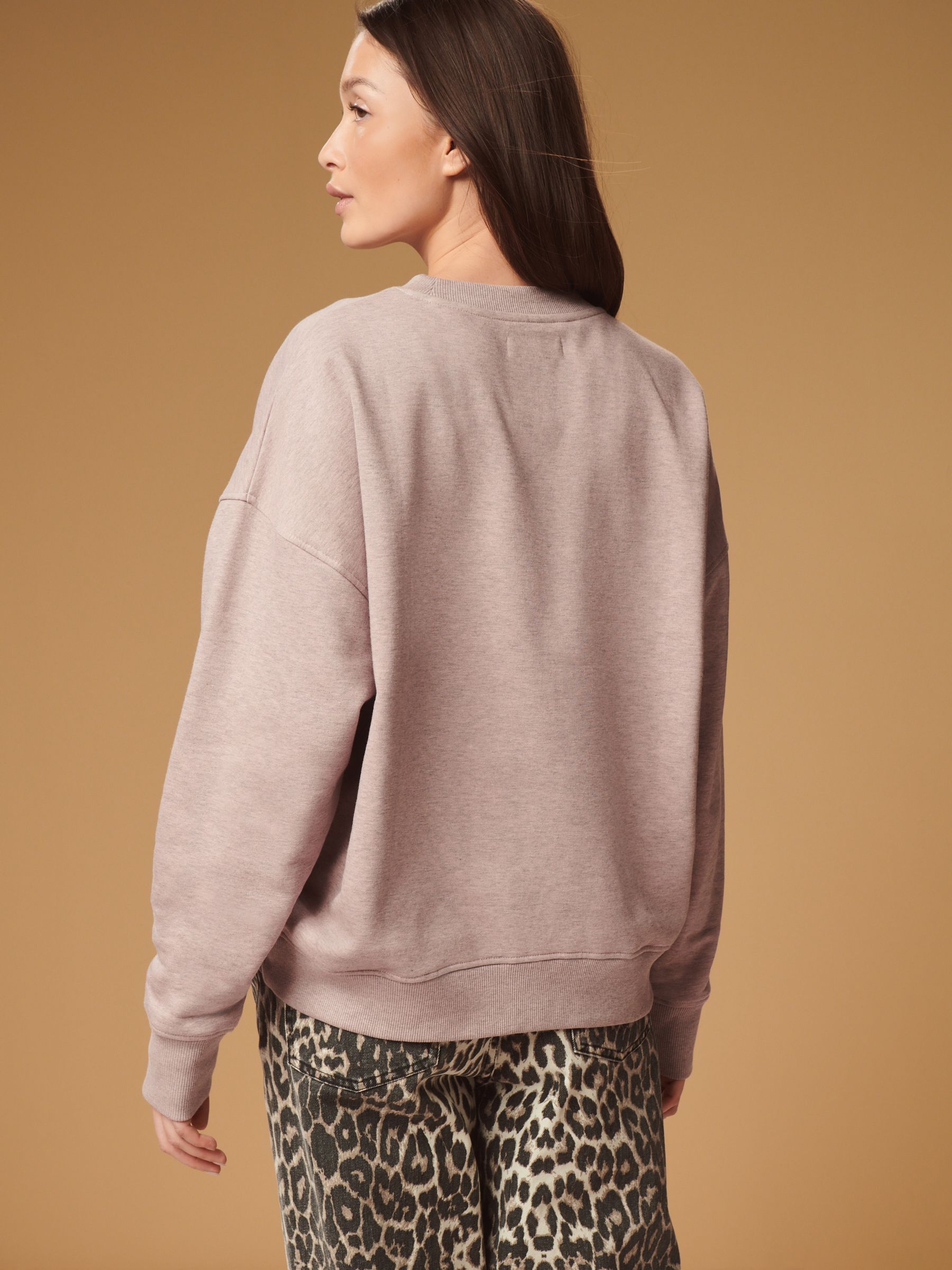 Buy Pink Rainbow New York City Graphic Slogan Sweatshirt
