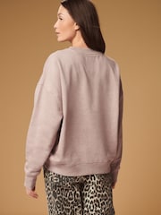 Pink Rainbow New York City Graphic Slogan Sweatshirt - Image 5 of 7