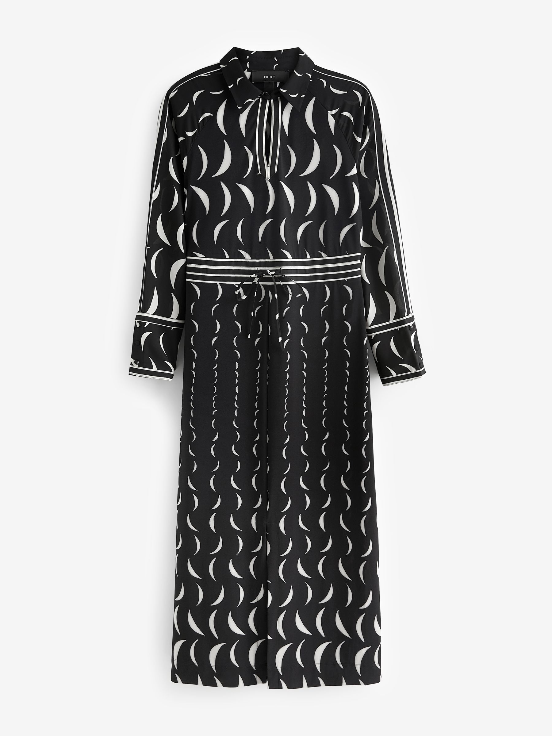 Next black and white dress new arrivals